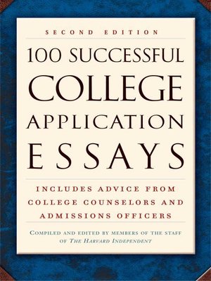 cover image of 100 Successful College Application Essays